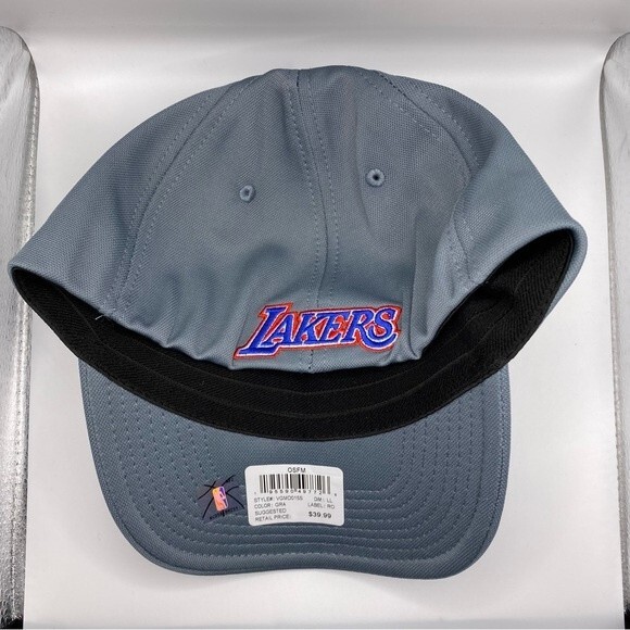 Los Angeles Lakers Ultra Game Hat One Size Stretch USA American Flag Patriotic - Picture 8 of 13